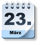 März 23.